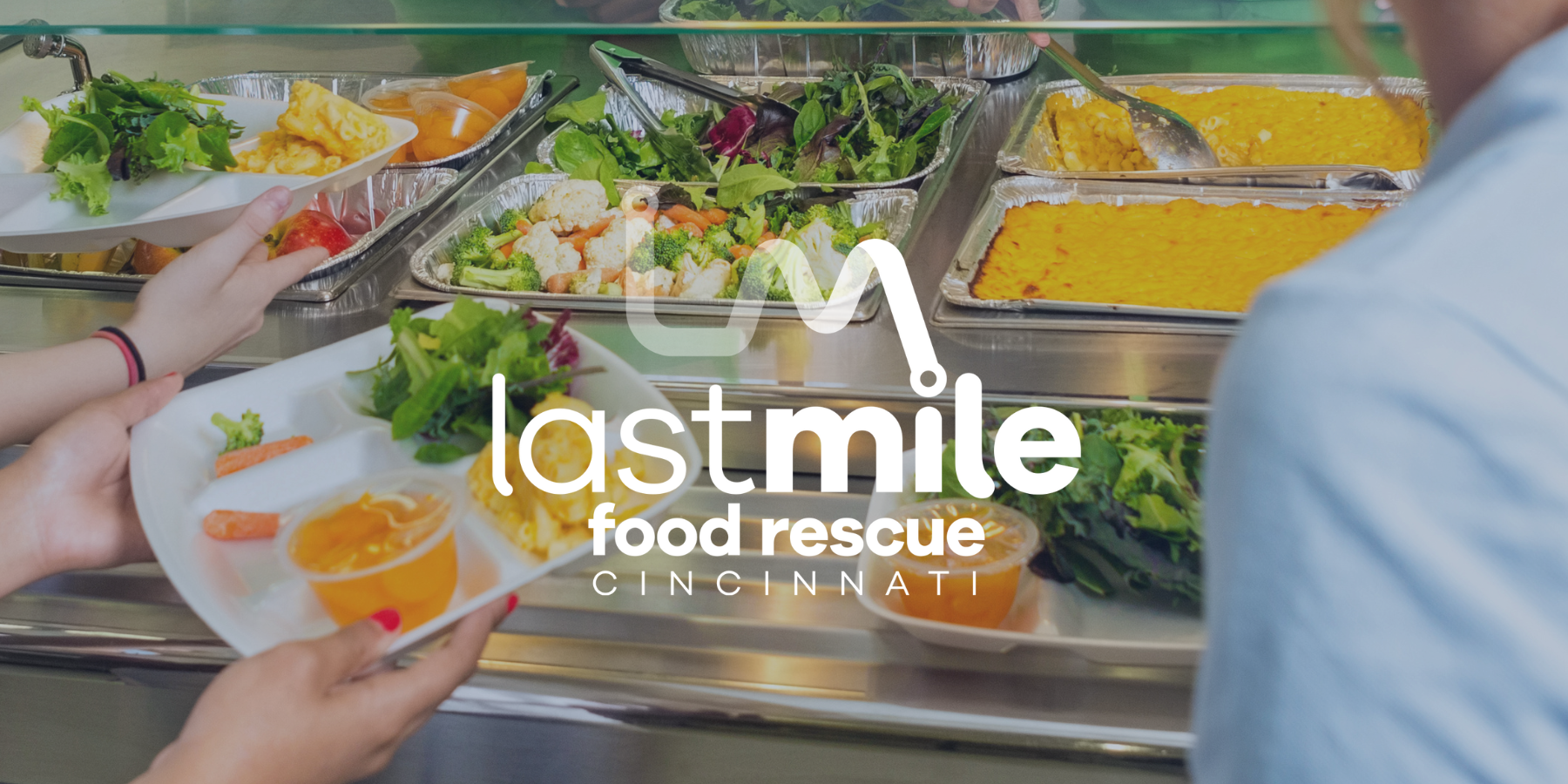 From Cafeteria to Community – Last Mile Food Rescue representing Last Mile’s school food rescue efforts to reduce food waste and feed families in Cincinnati.